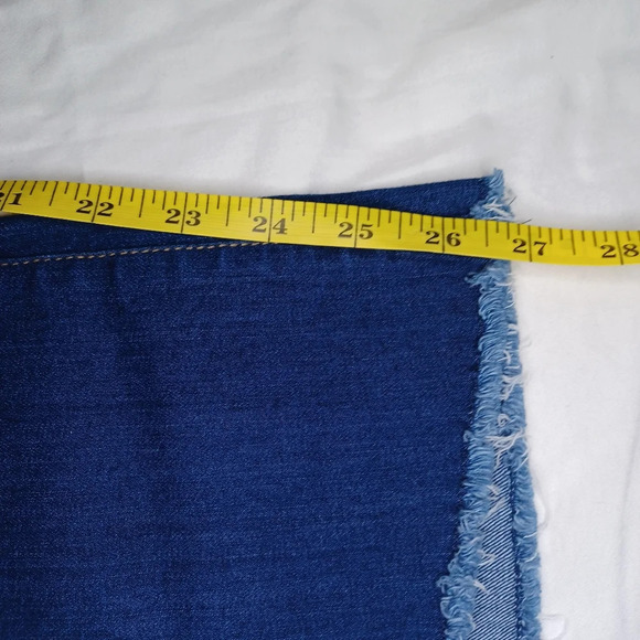 Nine West kick flare jeans with raw hem - Picture 10 of 14